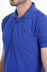 Polo Tee In Blue