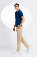 Navy Super Soft Polo Tee