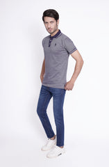 Two Toned Polo Tee