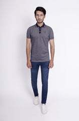 Two Toned Polo Tee