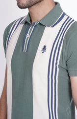 Striped Polo Tee