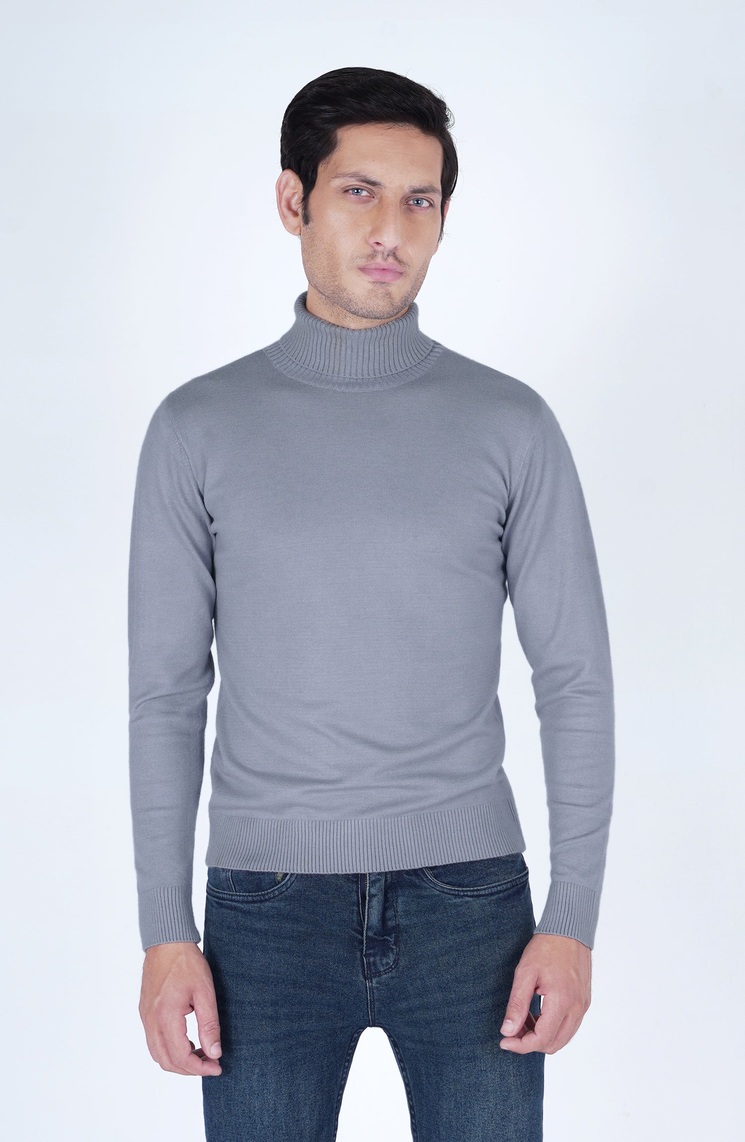 Long polo neck jumper store