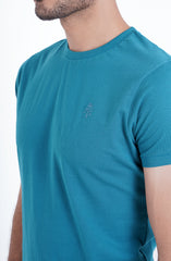 Green Tee In Jersey