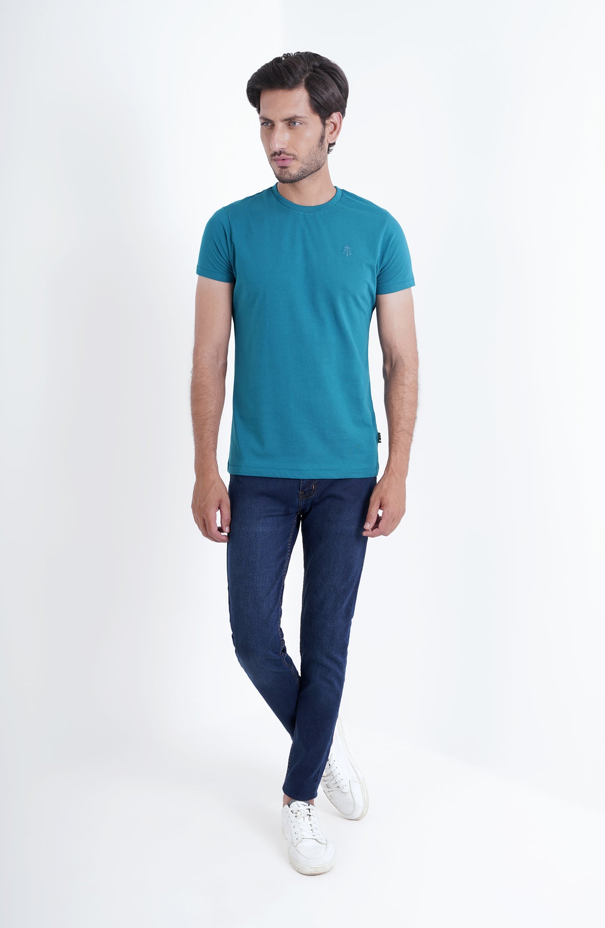 Green Tee In Jersey