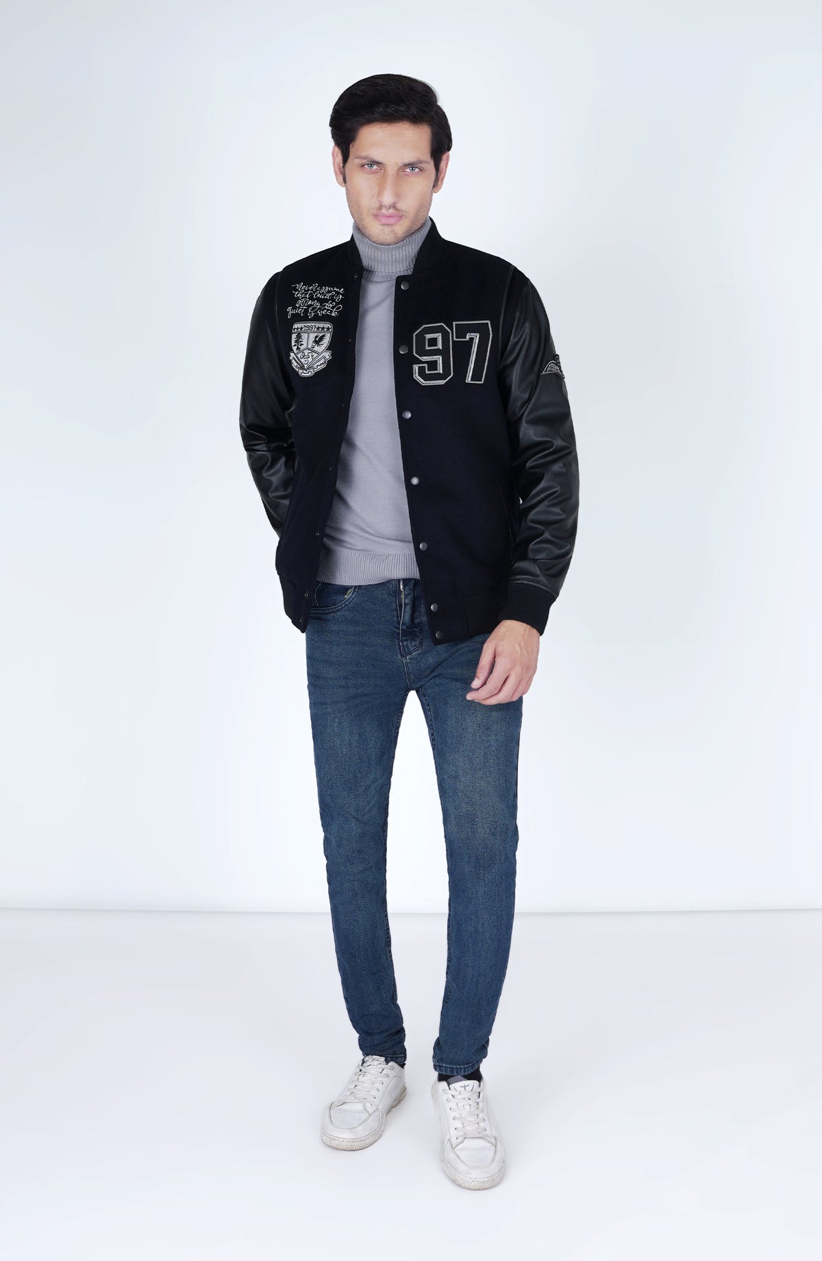 Embroided Jacket In Black