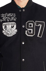 Embroided Jacket In Black