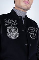 Embroided Jacket In Black