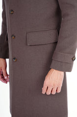 Wool Coat With Detachable Vest
