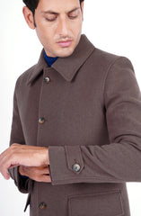 Wool Coat With Detachable Vest