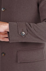 Wool Coat With Detachable Vest