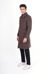 Wool Coat With Detachable Vest