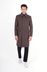 Wool Coat With Detachable Vest