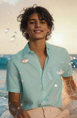 Half Sleeve Shirt In Oxford