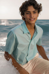 Half Sleeve Shirt In Oxford