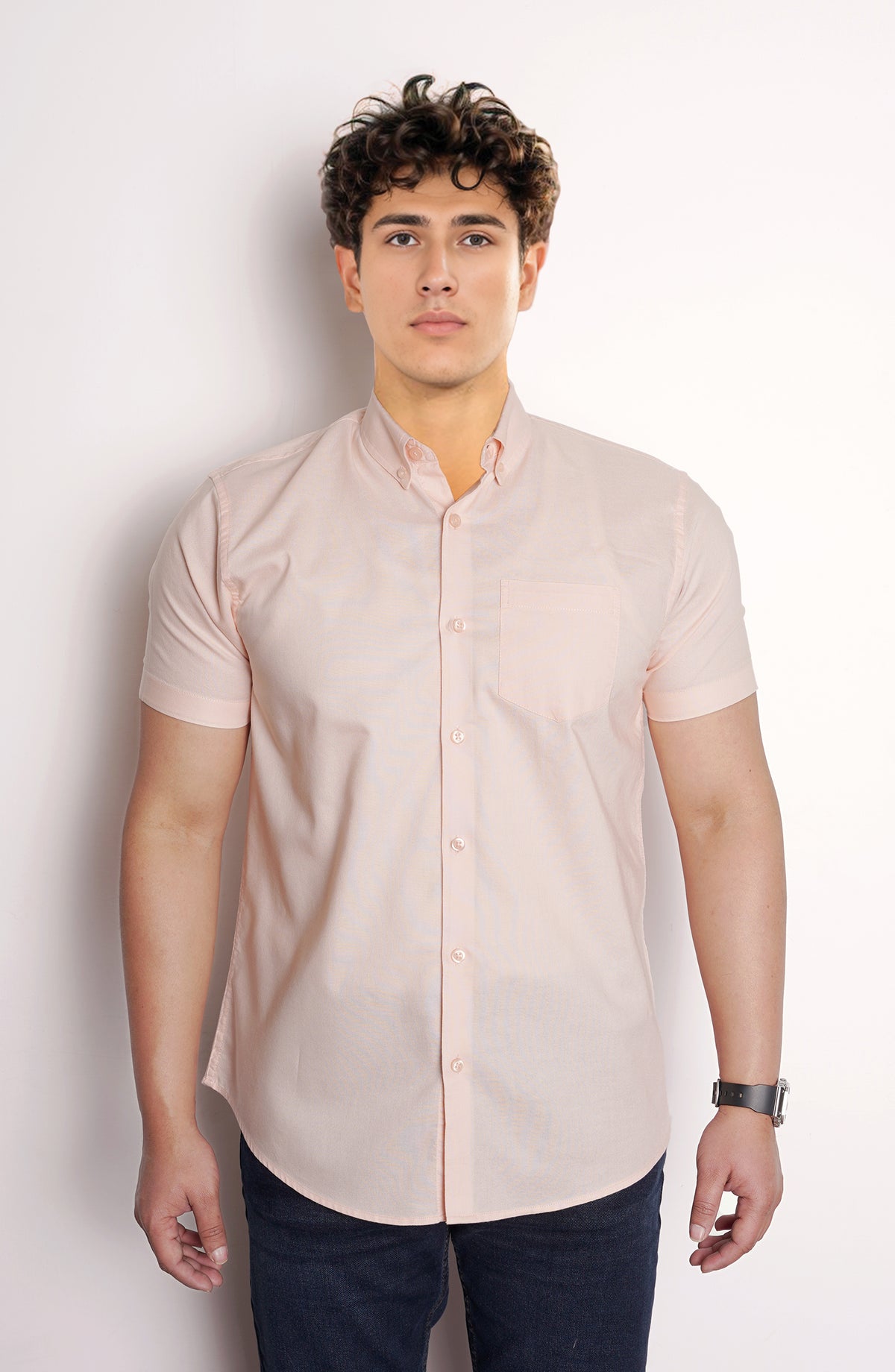 Half Sleeve Shirt In Oxford