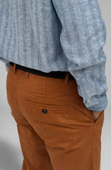 Band Collar Yarn Dyed Shirt