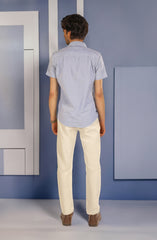 Half Sleeves Stripe Shirt