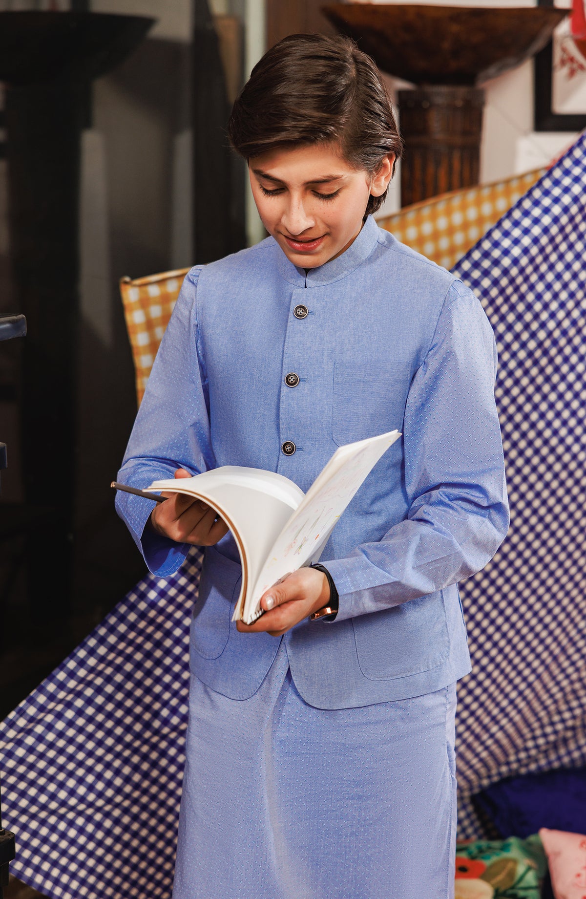 Boys Band Printed Kurta - SBK708125