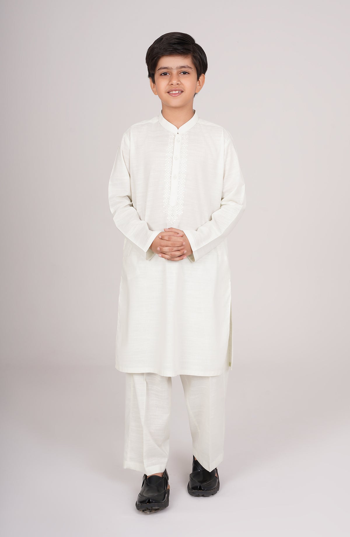 Boys Front Embroidered Suit-SBK802225