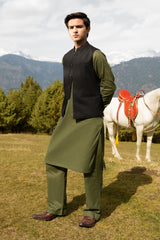 Boys Khaddar Waist Coat