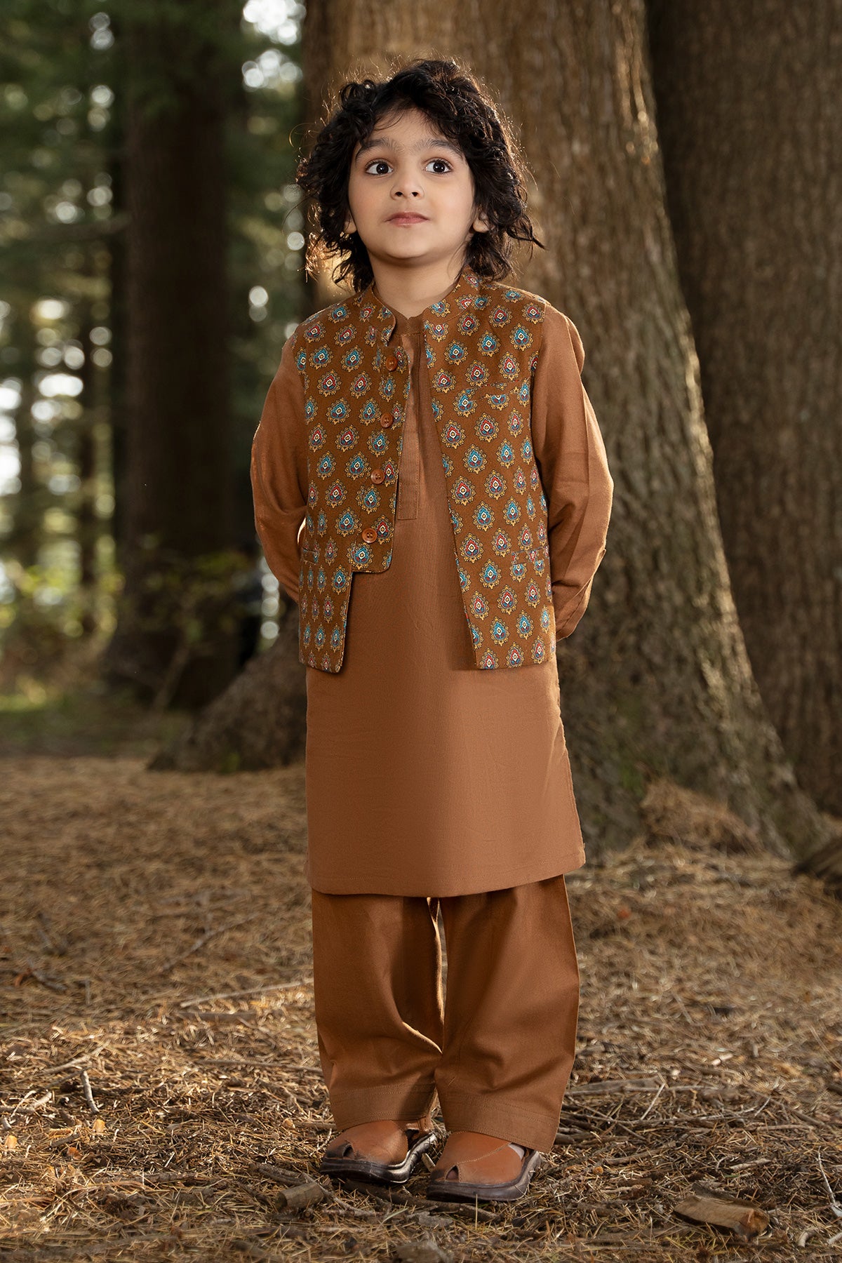 Printed Waist Coat 3Pcs Infant