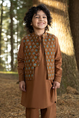 Printed Waist Coat 3Pcs Infant