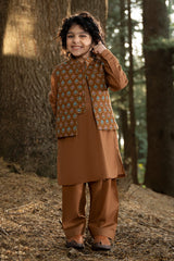 Printed Waist Coat 3Pcs Infant