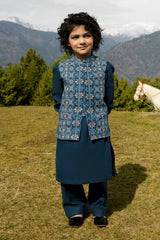 Printed Waist Coat 3Pc Infant