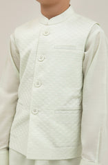 Embroidered Waist Coat 3 Piece Infant Suit - SIS706125