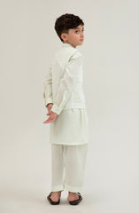 Embroidered Waist Coat 3 Piece Infant Suit - SIS706125