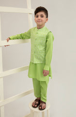 Infant Boys 3 Piece Suit With Waistcoat - SIS708125