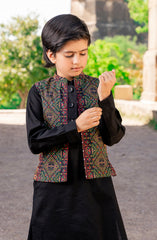 3 Pcs Kurta Shalwar Waist Coat