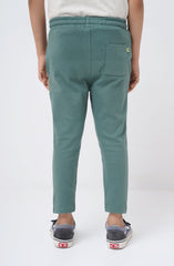 Knit Navy Trousers In French T