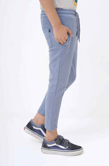 Knit Black Trousers In French