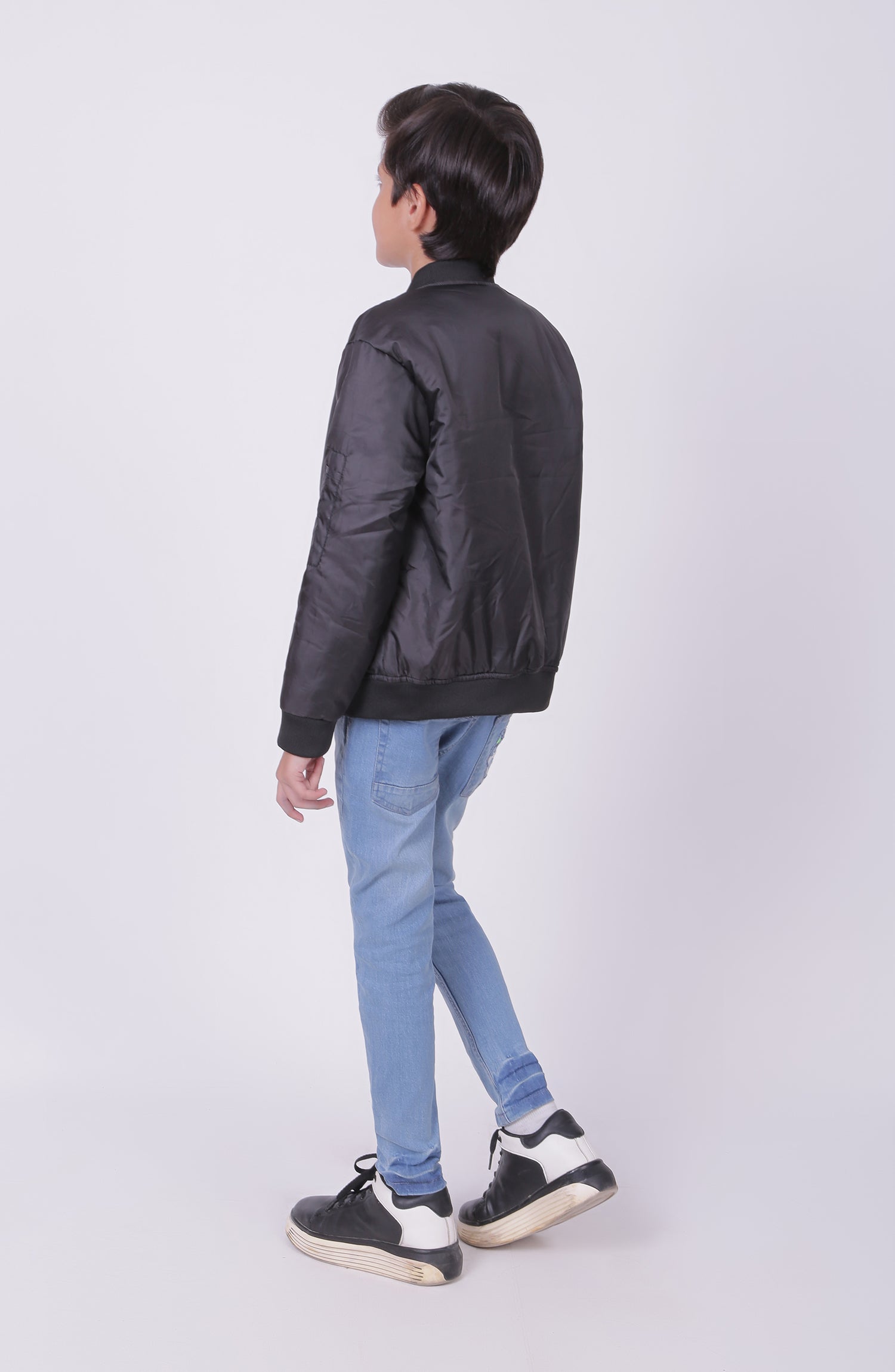 BJ604421 FUTURE BOMBER JACKET BLACK Leisure Club Official