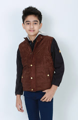 Faux Suede Gilet