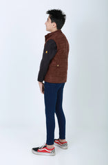 Faux Suede Gilet