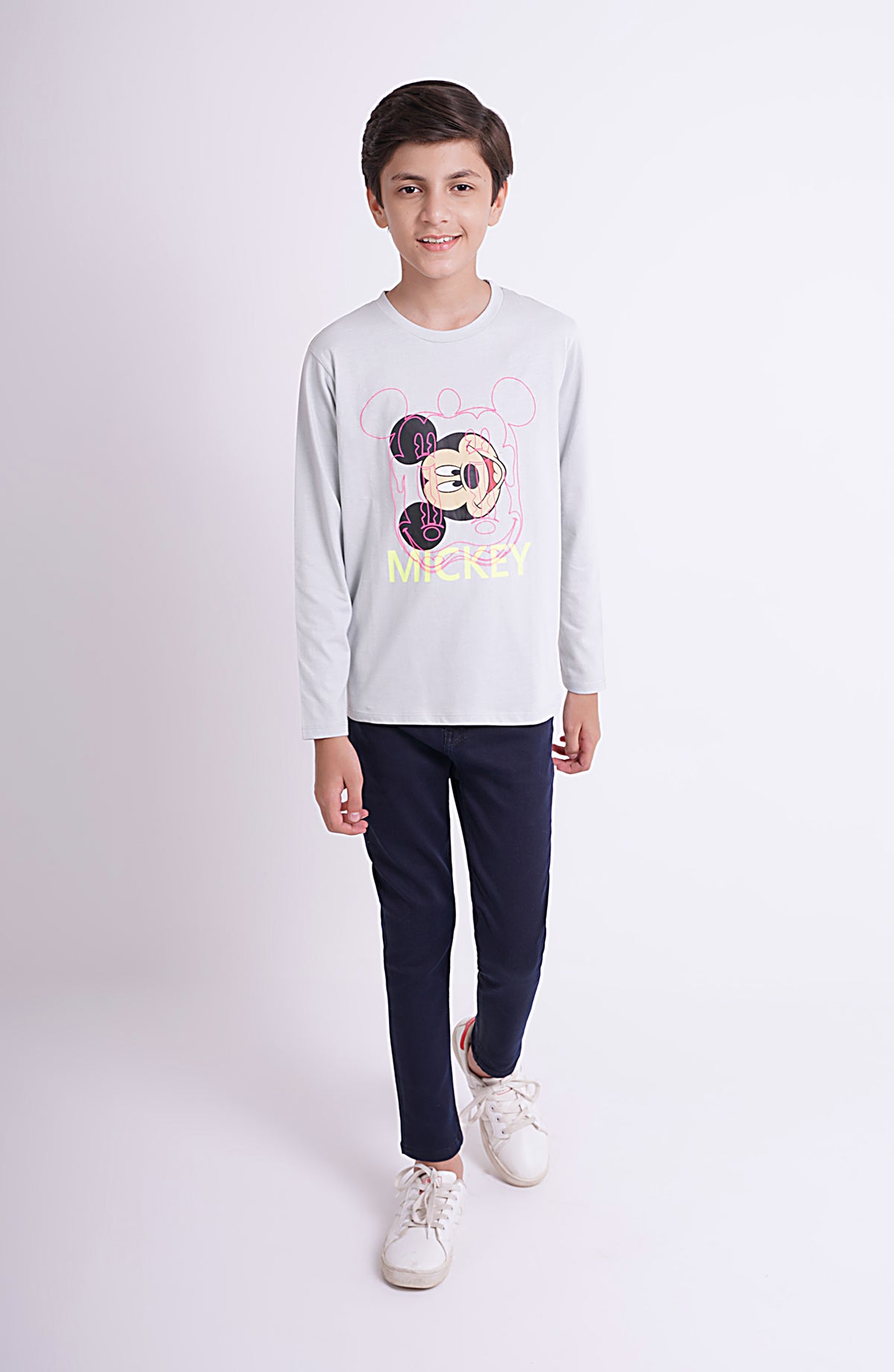 Neon Mickey F-S Shirt