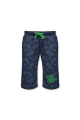 Palm Tree Printed Knit Shorts