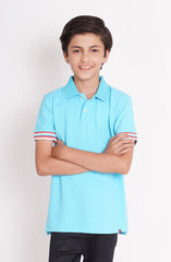 Printed Pique Polo