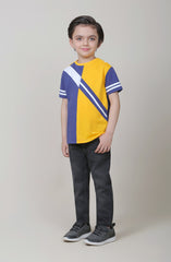 Contrast Panelled Tee
