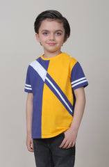 Contrast Panelled Tee