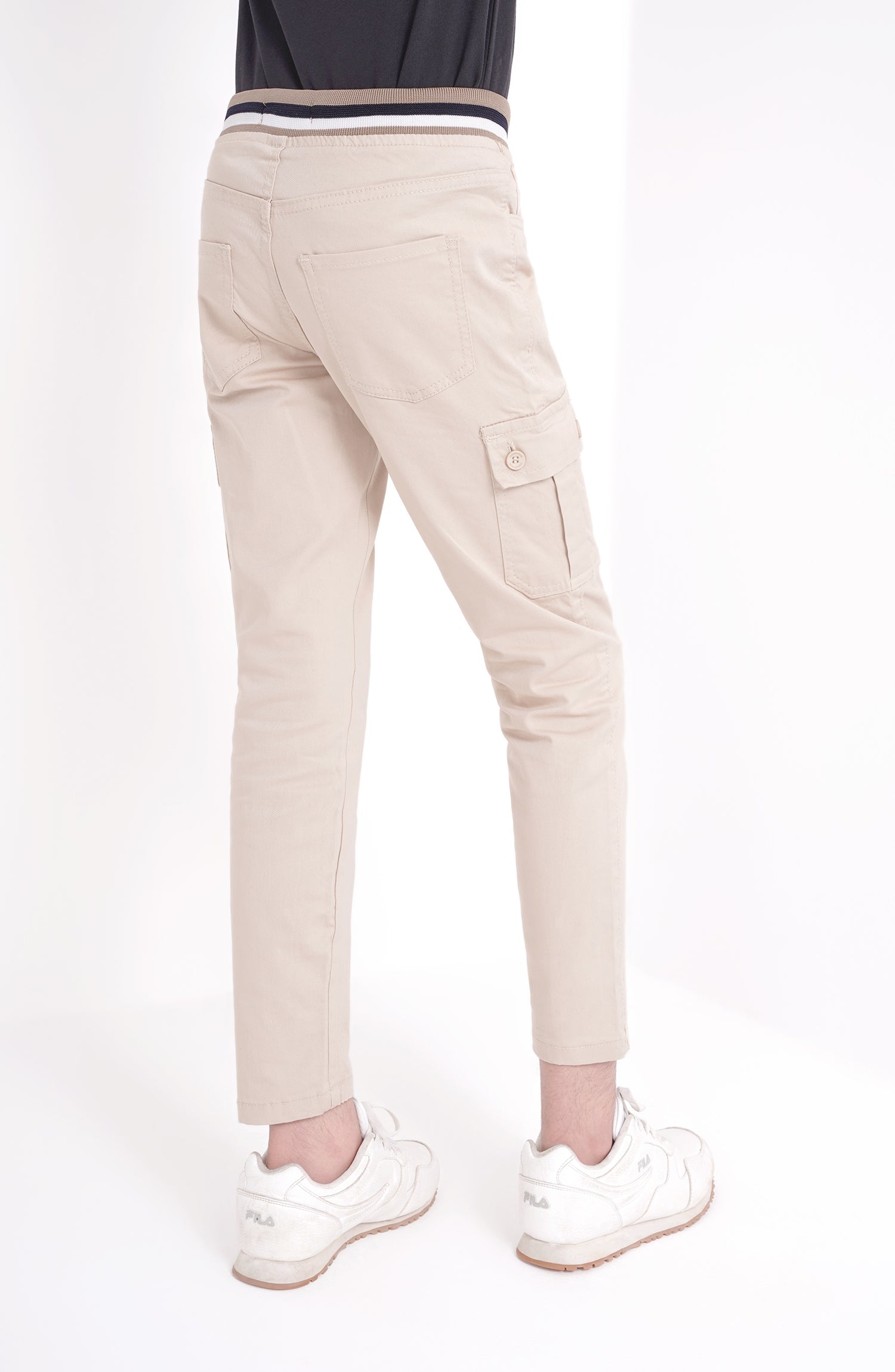 Leather Biker Jeans