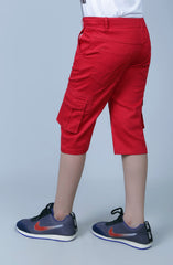 Cargo Shorts-Red