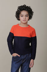 Color Block Knitted  Jumper