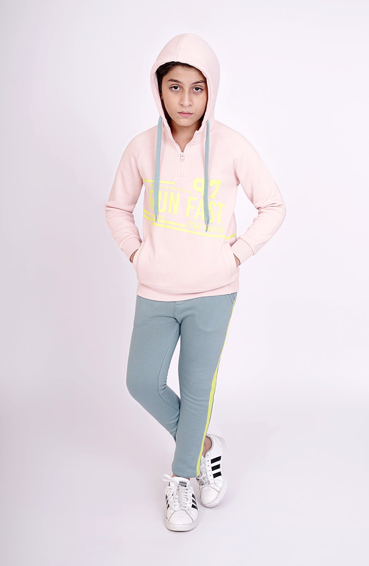 Boys 2 Pc Hooded Suit