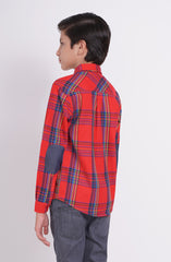 Boys Yarn Dyed Flannel Shirt