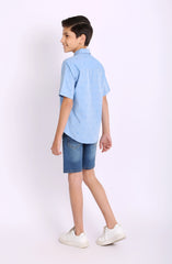Jacquard Bow Shirt
