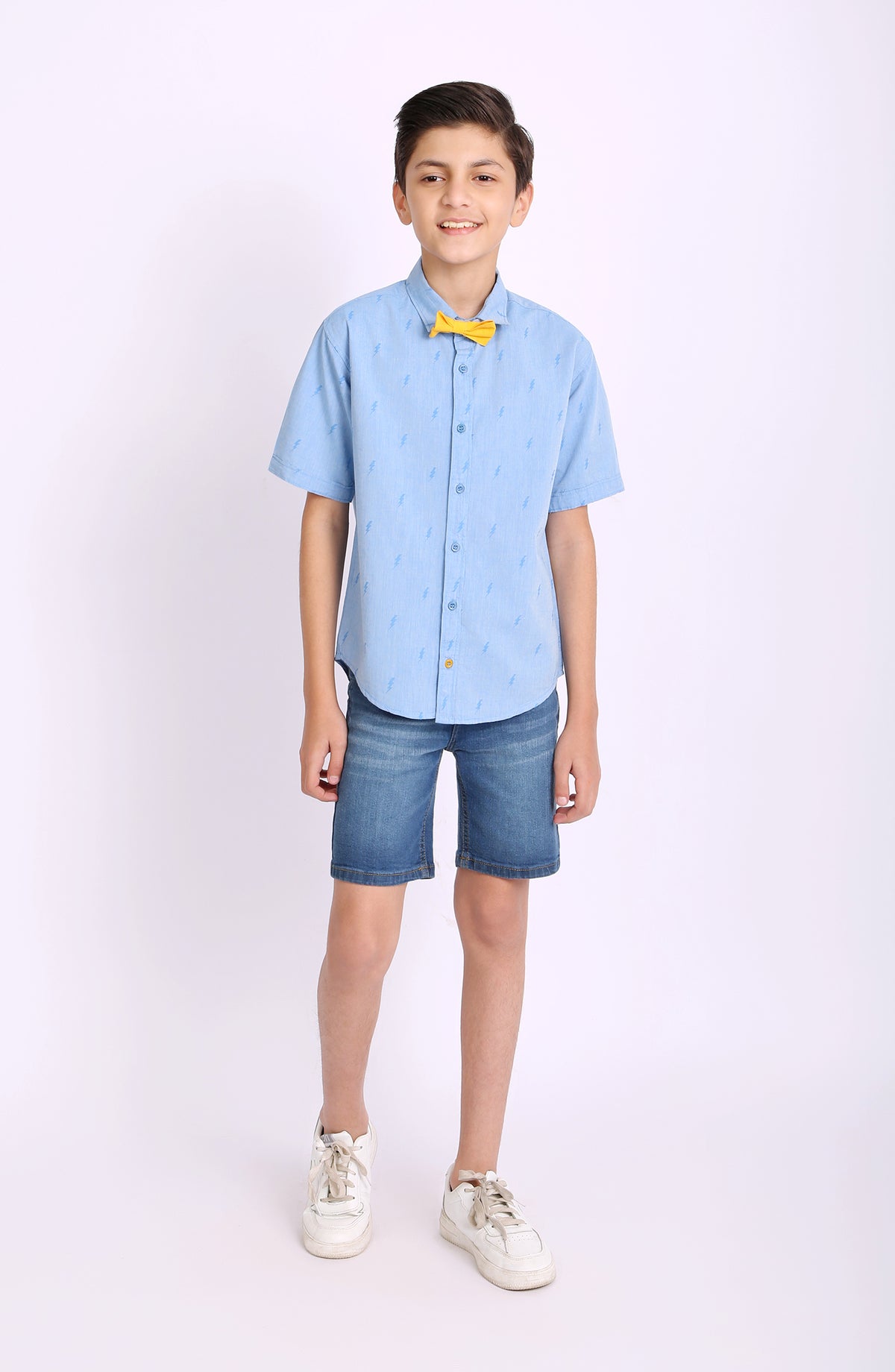 Jacquard Bow Shirt