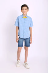 Jacquard Bow Shirt